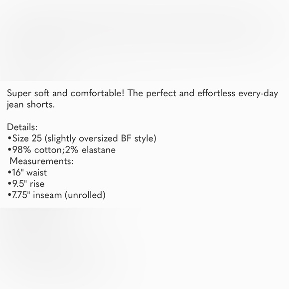 BR Jean Shorts - Picture 4 of 4